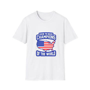 Patriotic Unisex T-Shirt for Champions | Casual Wear, Gift for Sports Lovers, All-American Style, 4th of July, Everyday Comfort
