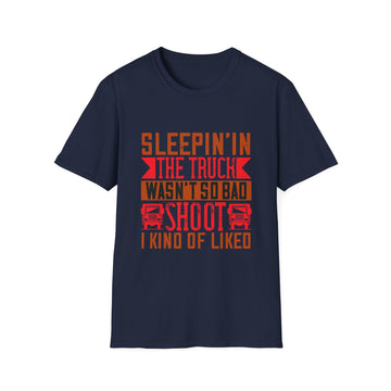 Sleepin' in the Truck Unisex T-Shirt, Casual Tee, Outdoor Adventure Shirt
