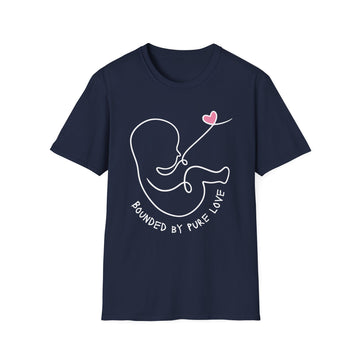 Bounded by Pure Love Unisex T-Shirt, Cute Tee, Expecting