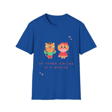 Cute Sibling Rescue T-Shirt, Animal Lovers Gift, Adoption Awareness Tee