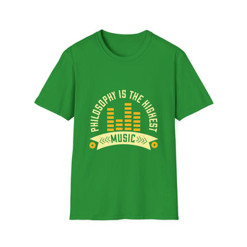 Musical Philosophy T-Shirt - Unisex Softstyle Tee, Gift for Music Lovers