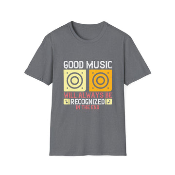 Good Music Unisex Softstyle T-Shirt | Retro Music Lover Tee