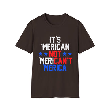 Patriotic Graphic Tee for Freedom Lovers - Unisex Softstyle T-Shirt, Casual Wear, Independence Day, Election Shirt, Gift Idea