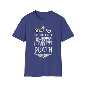 Motorcycle Enthusiast Unisex T-Shirt - Fearless Biker Tee, Gift for Riders, Road Trip Apparel, Freedom Shirt, Adventure Clothing