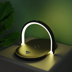3 In 1 Foldable Wireless Charger Night Light Wireless Charging Station Stonego LED Reading Table Lamp 15W Fast Charging Light Advibe Studio