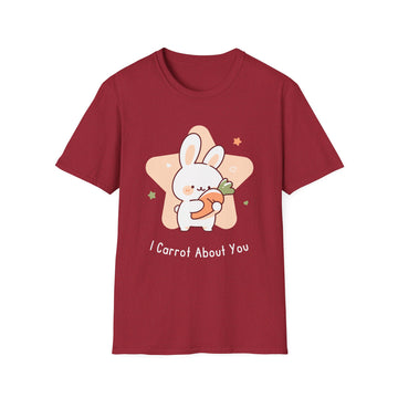 Cute Rabbit Graphic Tee, I Carrot About You Shirt