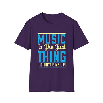 Music Motivational Unisex T-Shirt, Music Lover Gift, Inspirational Tee