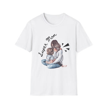 Super Mom T-Shirt - Unisex Softstyle Tee for Mother's Day