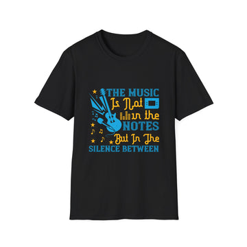 Musical Quotes T-Shirt, Relaxed Vibe Music Lover Tee