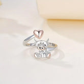 Animal Open Heart Ring Girl Christmas Gift Advibe Studio