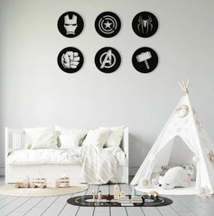 Avengers Heroes wall art, Super Hero, Gift Idea, Wall Decore Advibe Studio