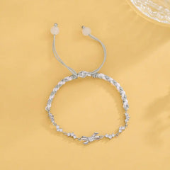 Butterfly Diamond Woven Bracelet Simple Advibe Studio