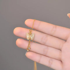 Butterfly Tassel Necklace Female S925 Sterling Silver New Chinese Style High Sense Advibe Studio