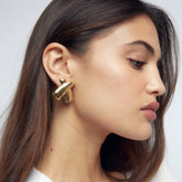 Earrings Chubby Cross X-shaped Stud Earrings Simple Earrings Advibe Studio