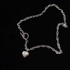 Fashion Jewelry Women's Vintage Love Heart Pendant Necklace Advibe Studio