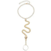 Simple Personality Irregular Alloy Serpentine Finger Chain Advibe Studio