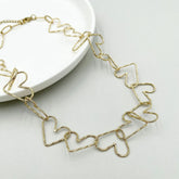 Stainless Steel Electroplating Heart Shape Clavicle Necklace Advibe Studio