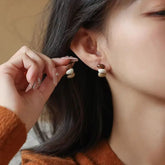 Stud Earrings Women's Design Sense Niche Drip Glazed Advibe Studio