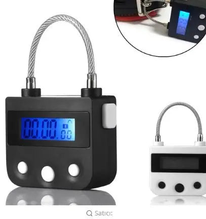 Time Lock Fetish Handcuffs Mouth Gag Electronic Timer Bdsm Bondage Restraints Chastity Couples Toys Adult Game Bondage Lock Advibe Studio