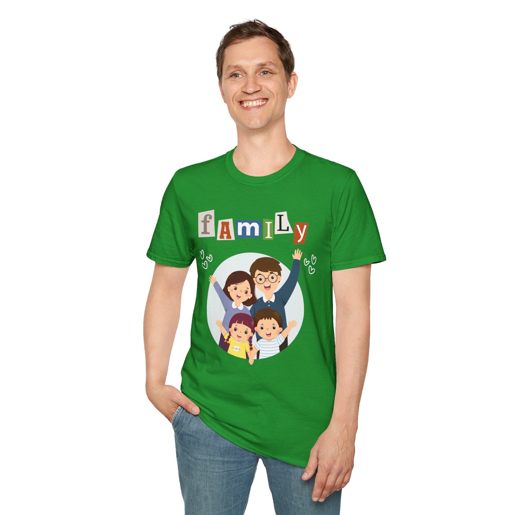 Family Love Unisex T-Shirt, Perfect Gift for Parents