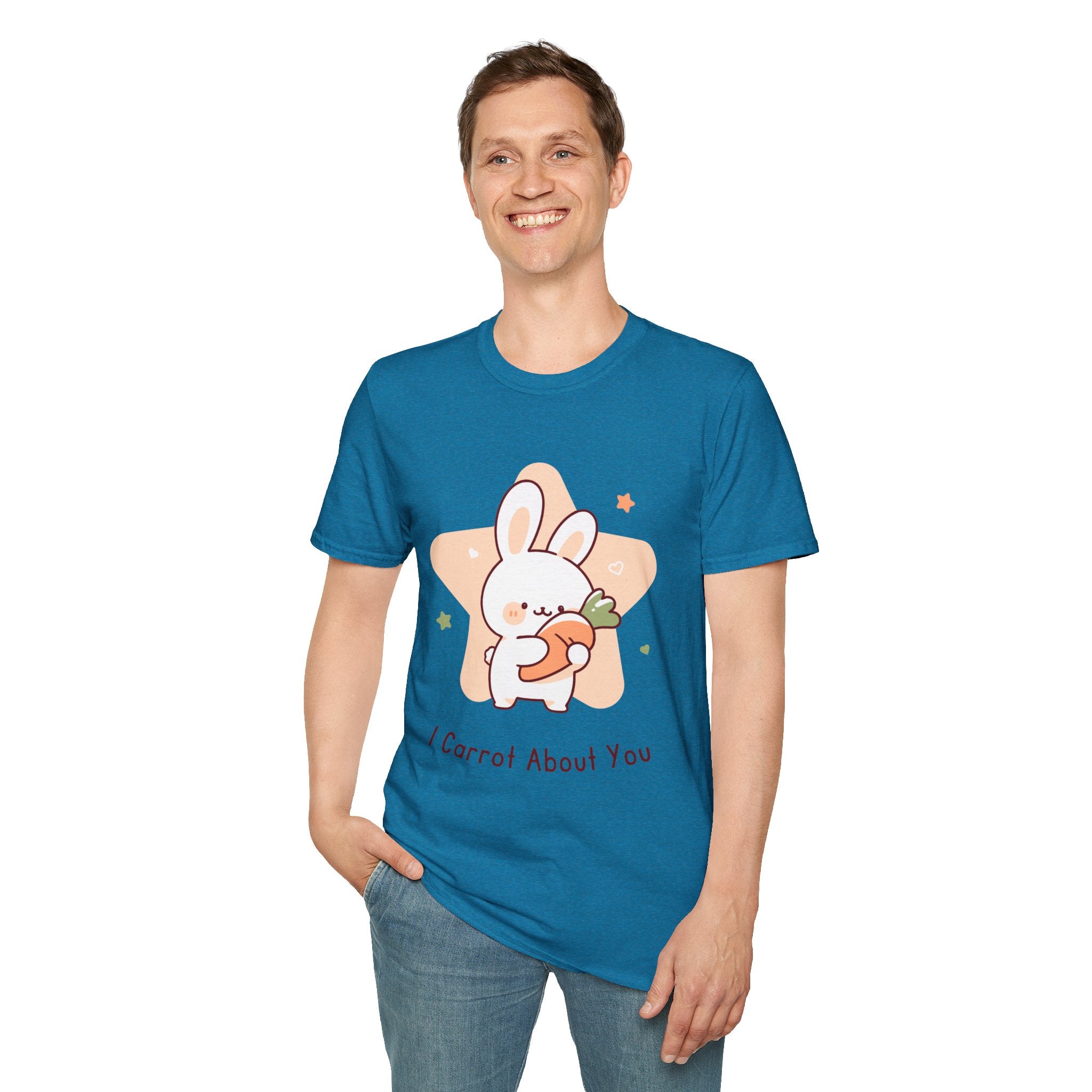 Cute Rabbit Graphic Tee, I Carrot About You Shirt