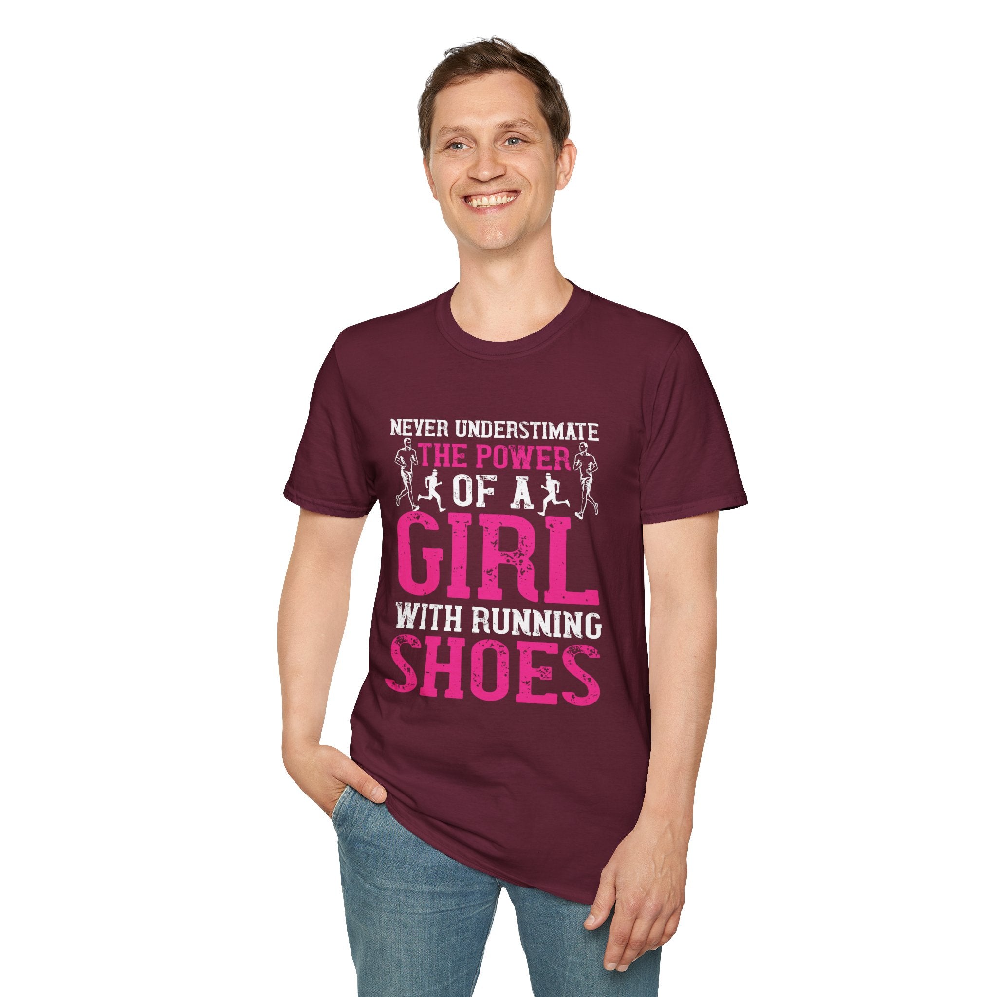 Empowering Running T-Shirt, Motivational Tee, Fitness Apparel