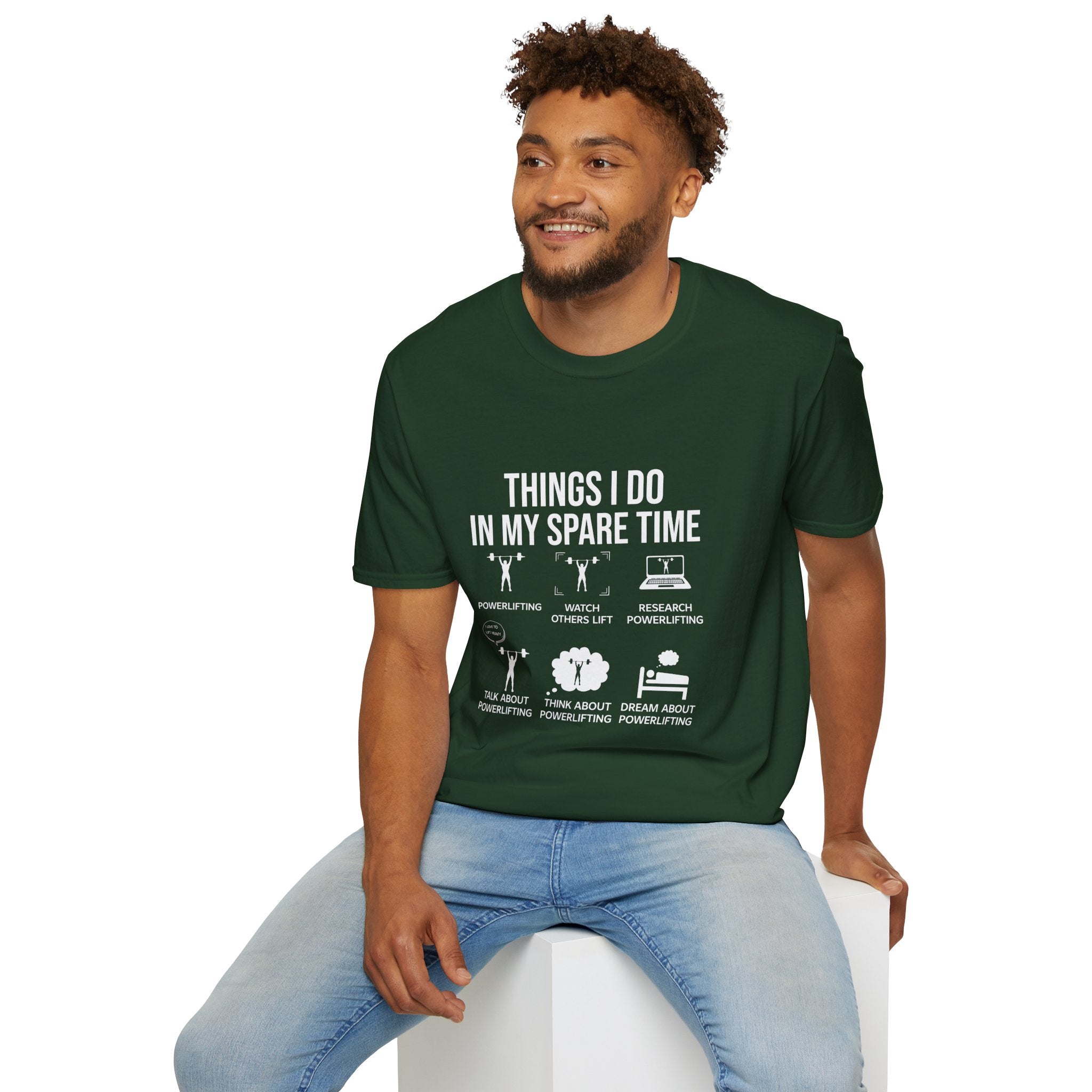 Funny Spare Time Activities T-Shirt, Leisurewear, Gift for Friends, Casual Humor Shirt, Relaxation Tee, Birthday Present