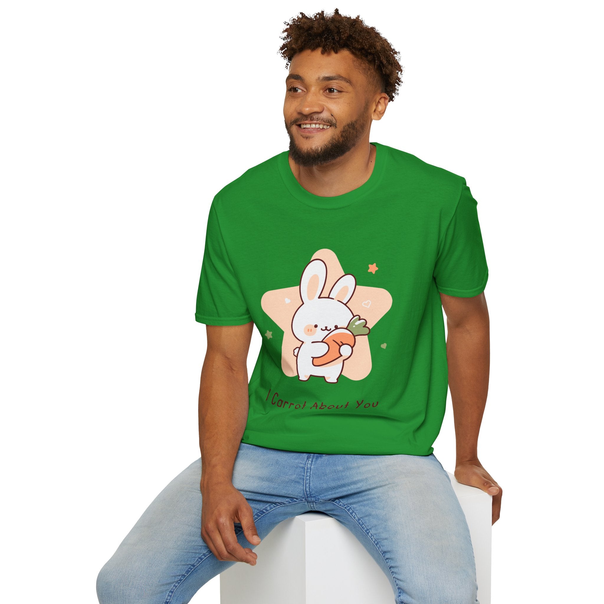 Cute Rabbit Graphic Tee, I Carrot About You Shirt