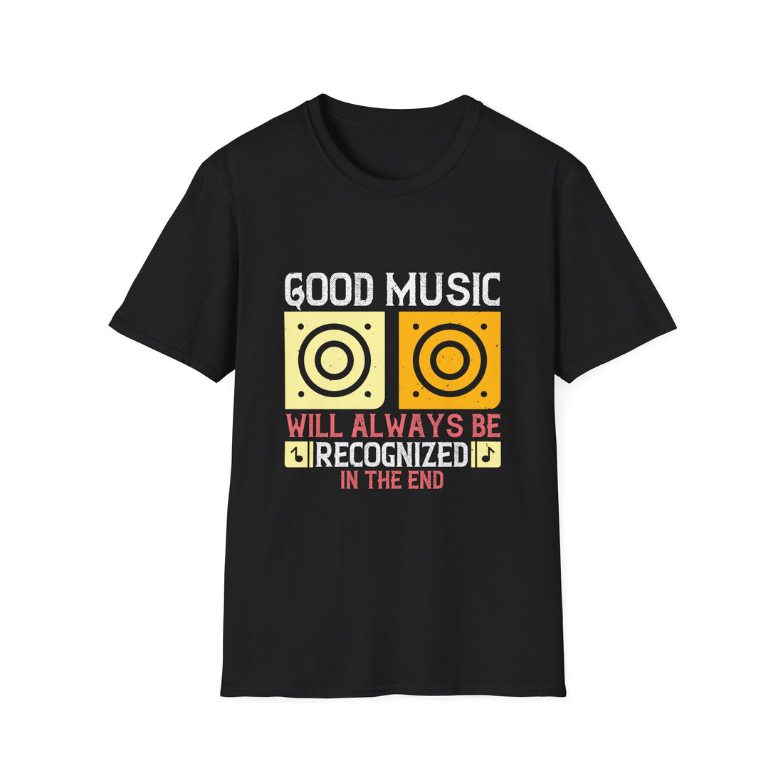 Good Music Unisex Softstyle T-Shirt | Retro Music Lover Tee