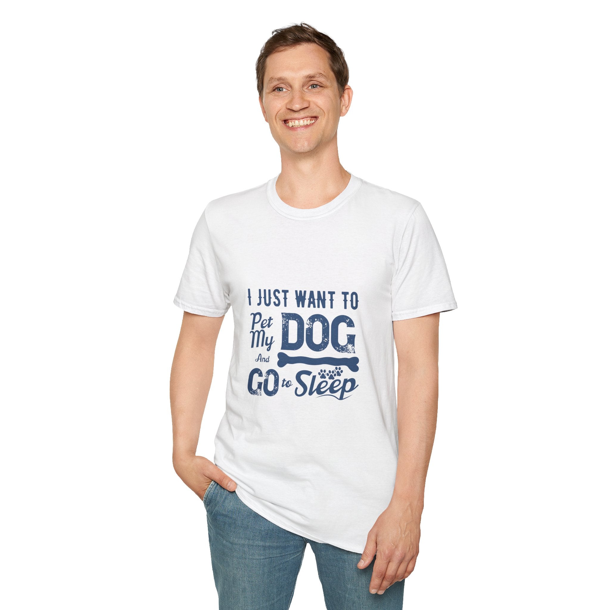 Funny Dog Lover Unisex T-Shirt, Pet Lover Gift, Cute Dog T-Shirt, Dog Mom, Dog Dad Apparel, Animal Lover Shirt