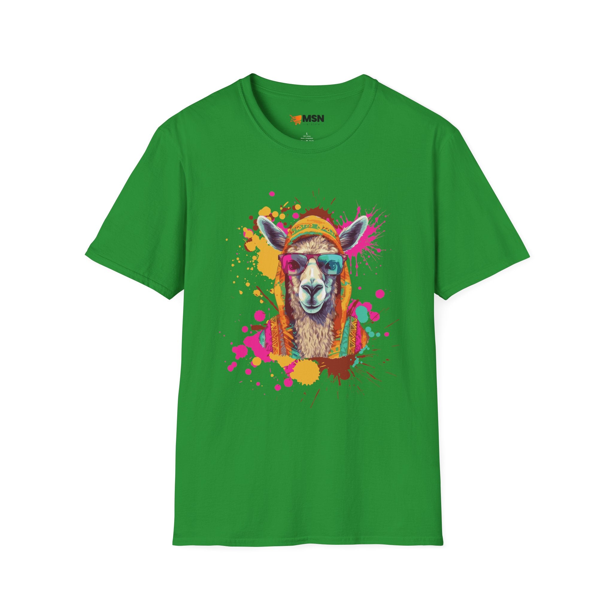 Colorful Llama T-Shirt - Fun Gift for Animal Lovers