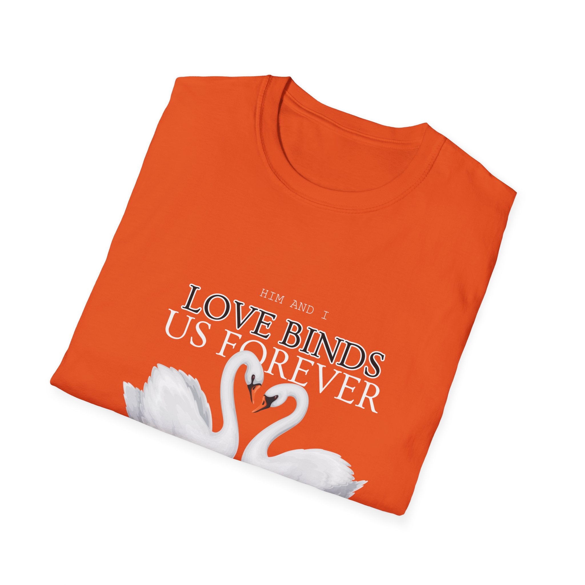 Romantic Swan Love T-Shirt | Perfect Gift for Couples