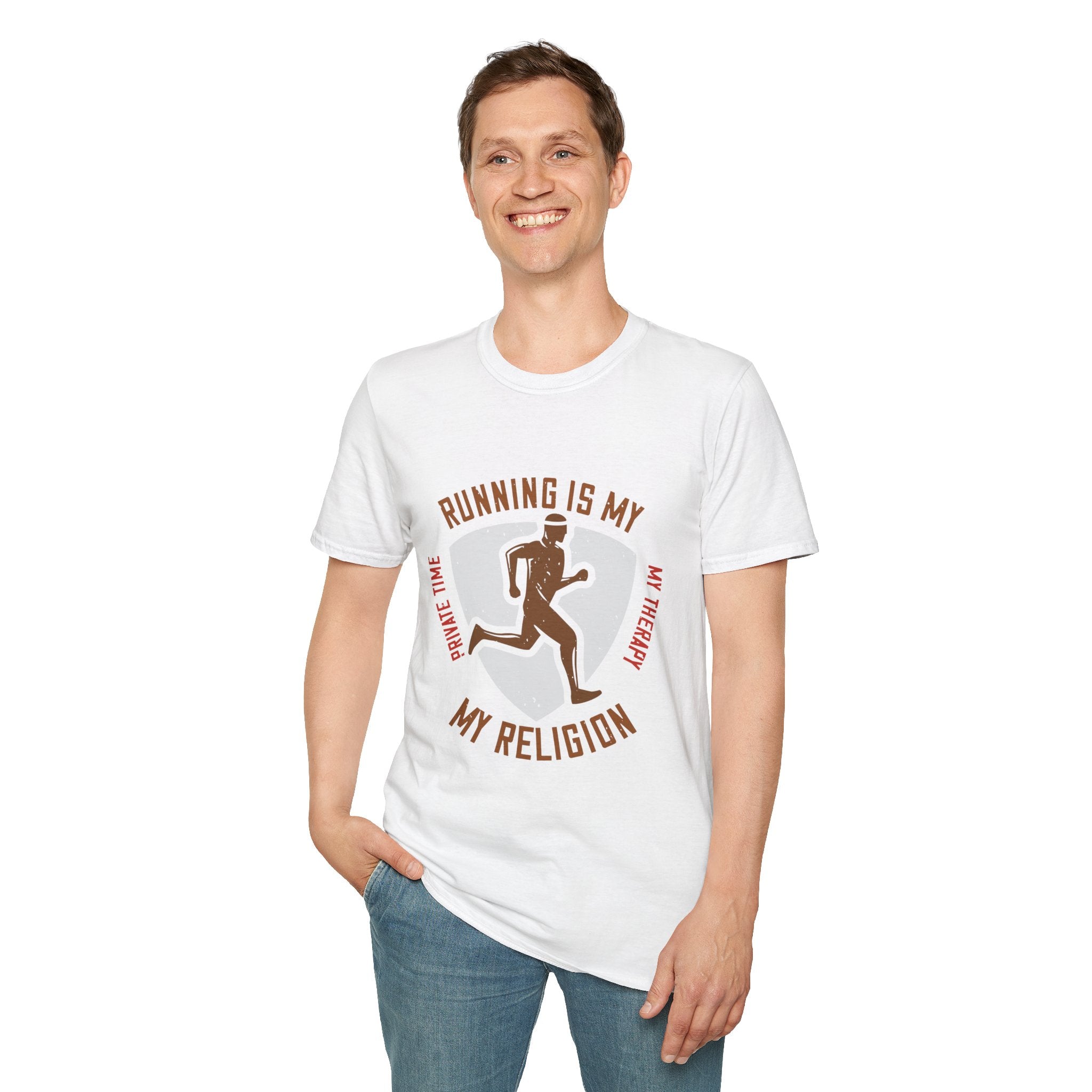 Running Is My Religion Unisex Softstyle T-Shirt | Perfect Gift for Runners, Exercise Lovers, Fitness Enthusiasts, Mother's Day, [...]