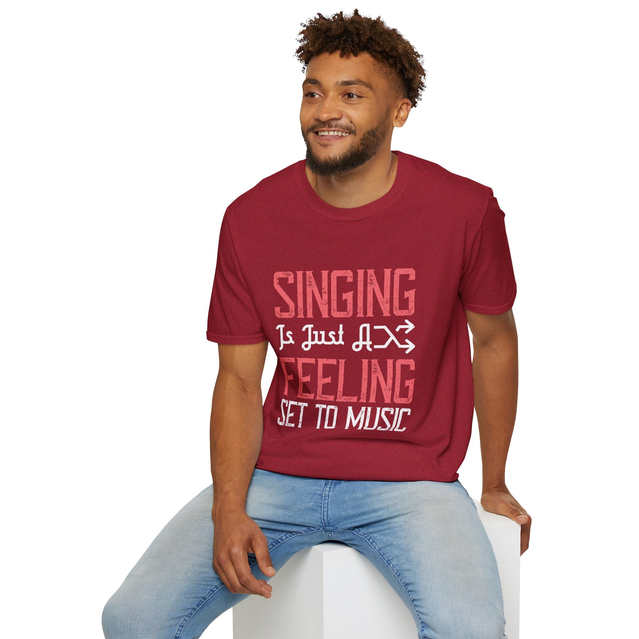 Singing Quote T-Shirt, Unisex Music Lover Tee, Gift for Singers