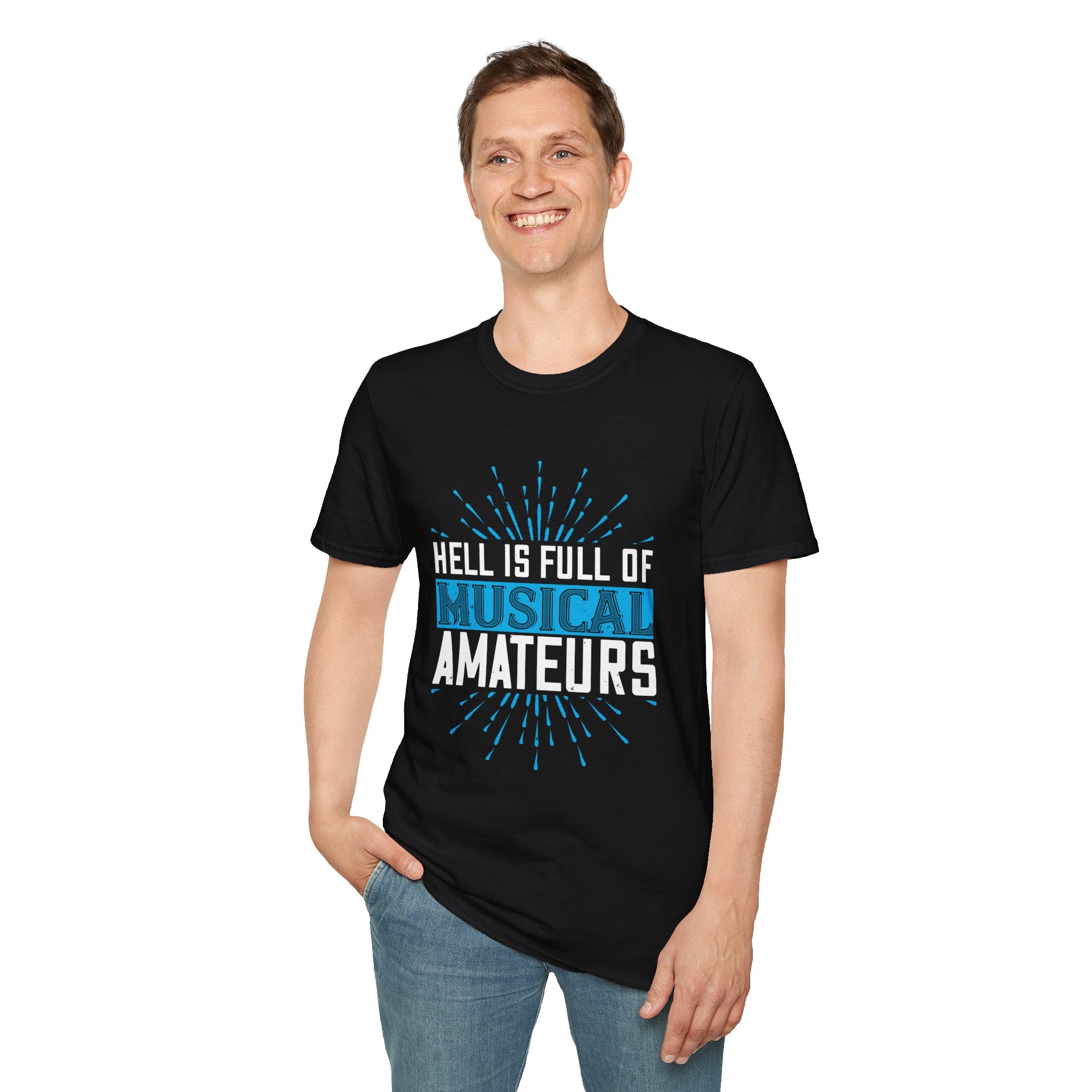 Musical Amateurs T-Shirt, Funny Music Lover Tee, Unisex Softstyle Shirt