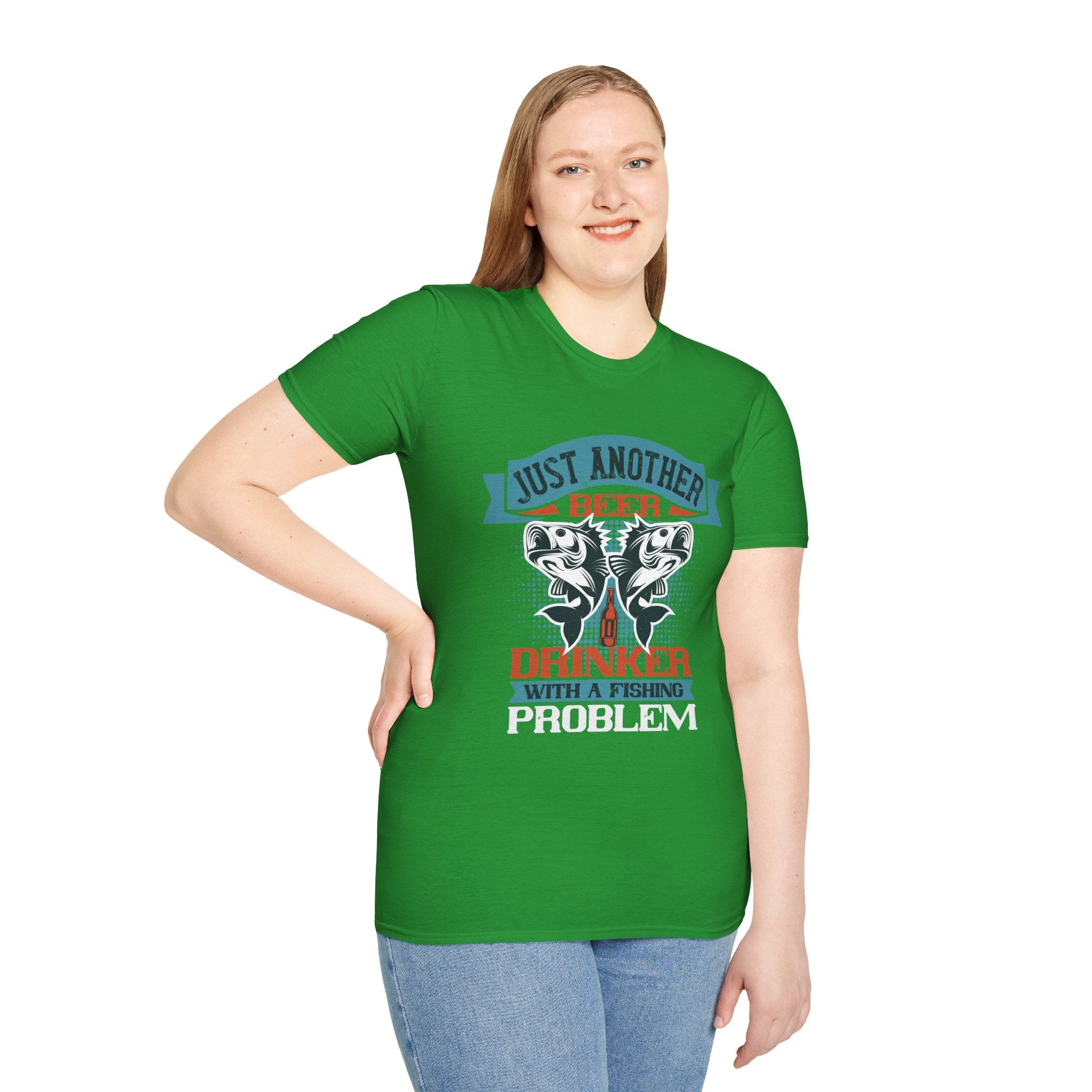 Just Another Beer Drinker Fishing T-Shirt, Unisex Graphic Tee