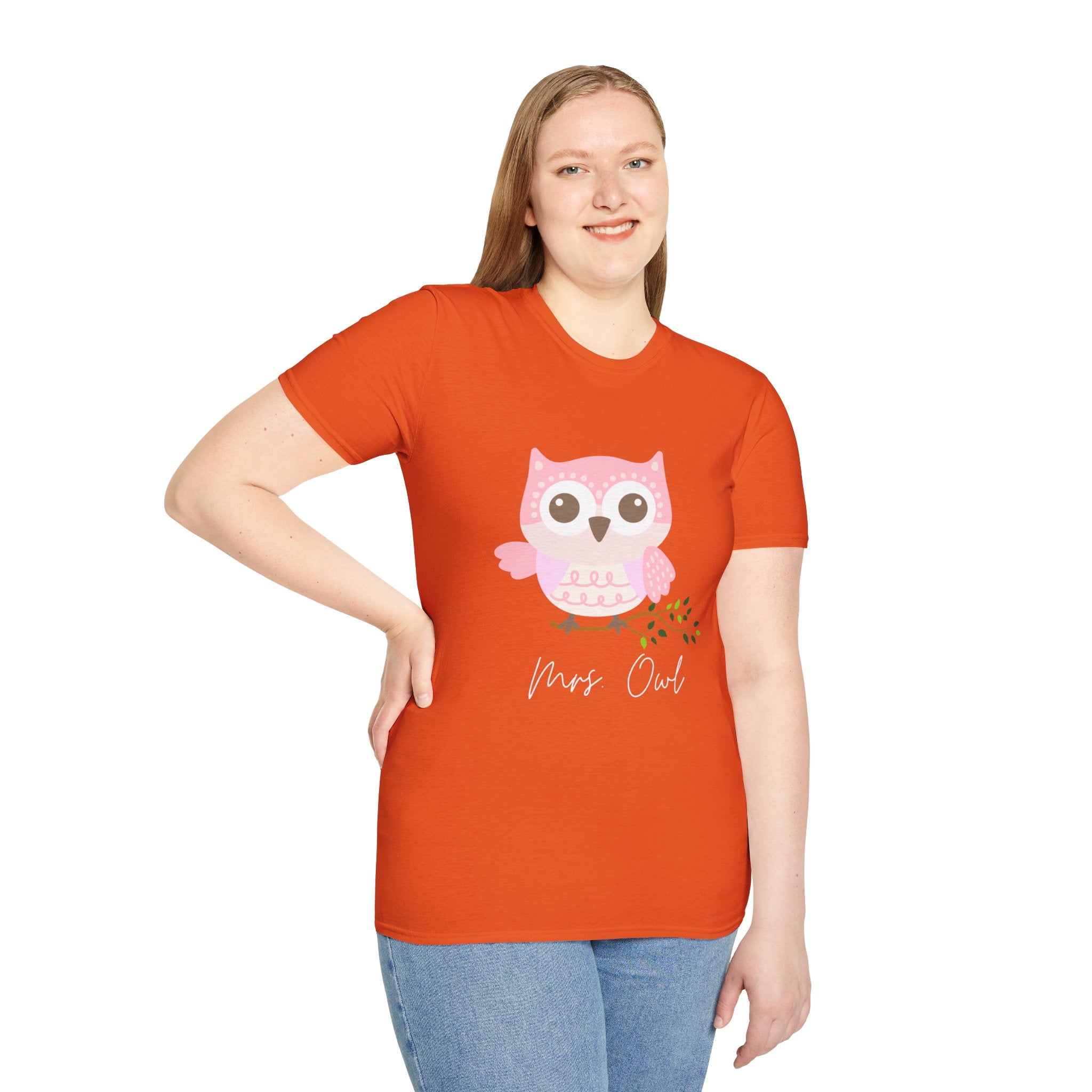 Cute Owl Unisex T-Shirt, Gift for Animal Lovers, Cozy Casual Wear