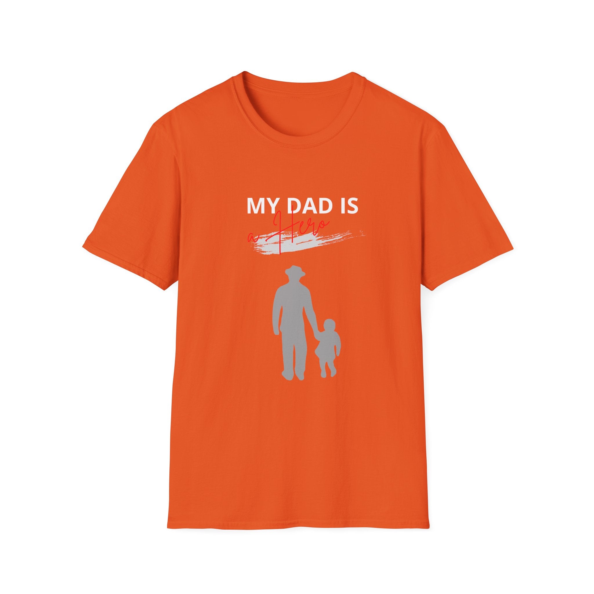 My Dad Is a Hero Unisex T-Shirt, Father's Day Gift, Casual Wear