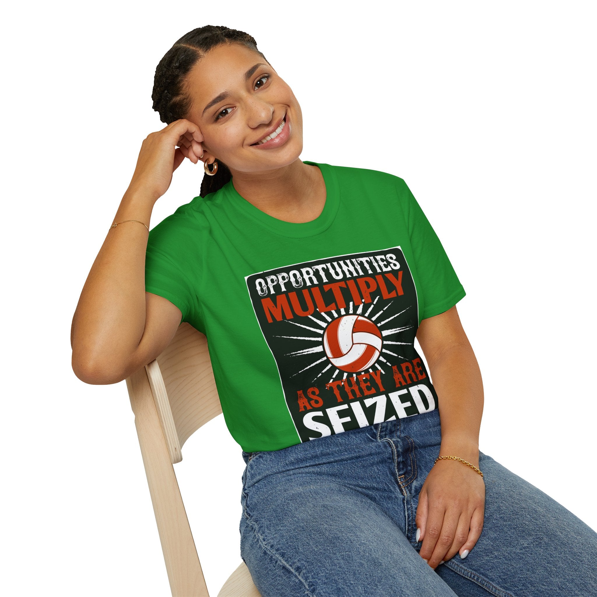 Motivational Volleyball T-Shirt, Sports Gift, Team Spirit Tee, Volleyball Fan