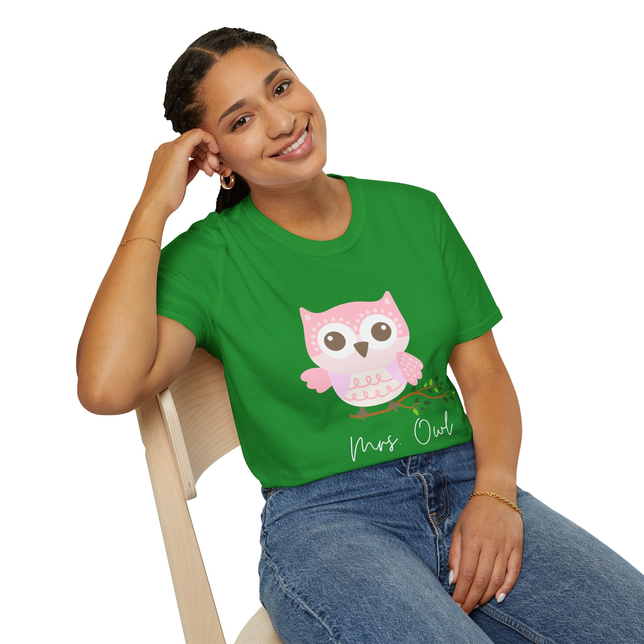 Cute Owl Unisex T-Shirt, Gift for Animal Lovers, Cozy Casual Wear