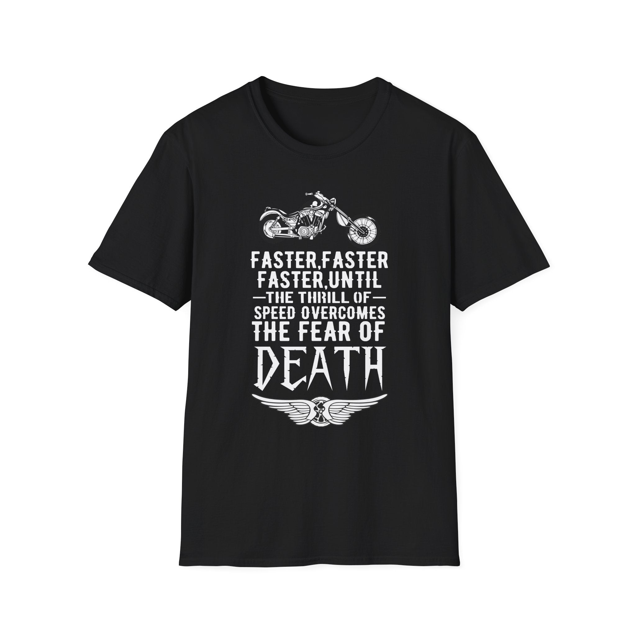 Motorcycle Enthusiast Unisex T-Shirt - Fearless Biker Tee, Gift for Riders, Road Trip Apparel, Freedom Shirt, Adventure Clothing
