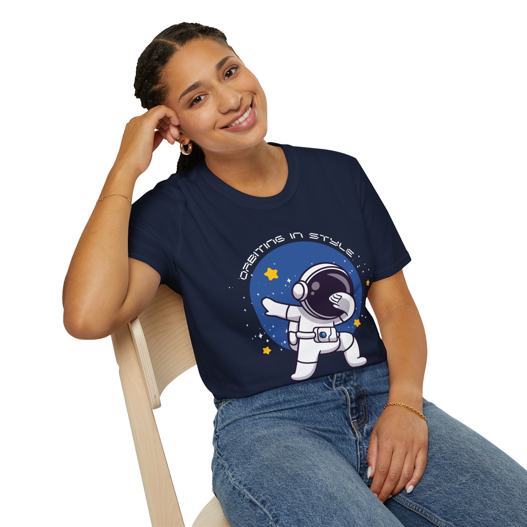 Astronaut Graphic Unisex T-Shirt, Cool Space Tee