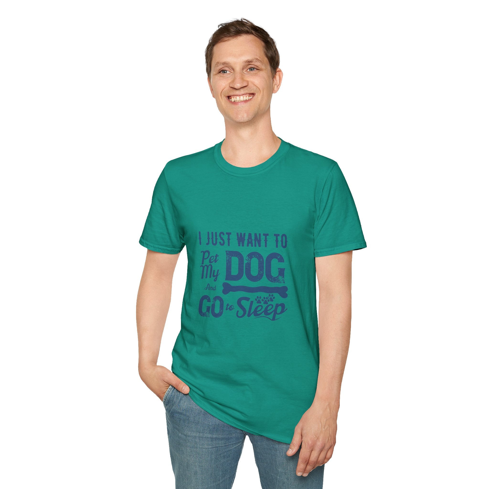 Funny Dog Lover Unisex T-Shirt, Pet Lover Gift, Cute Dog T-Shirt, Dog Mom, Dog Dad Apparel, Animal Lover Shirt