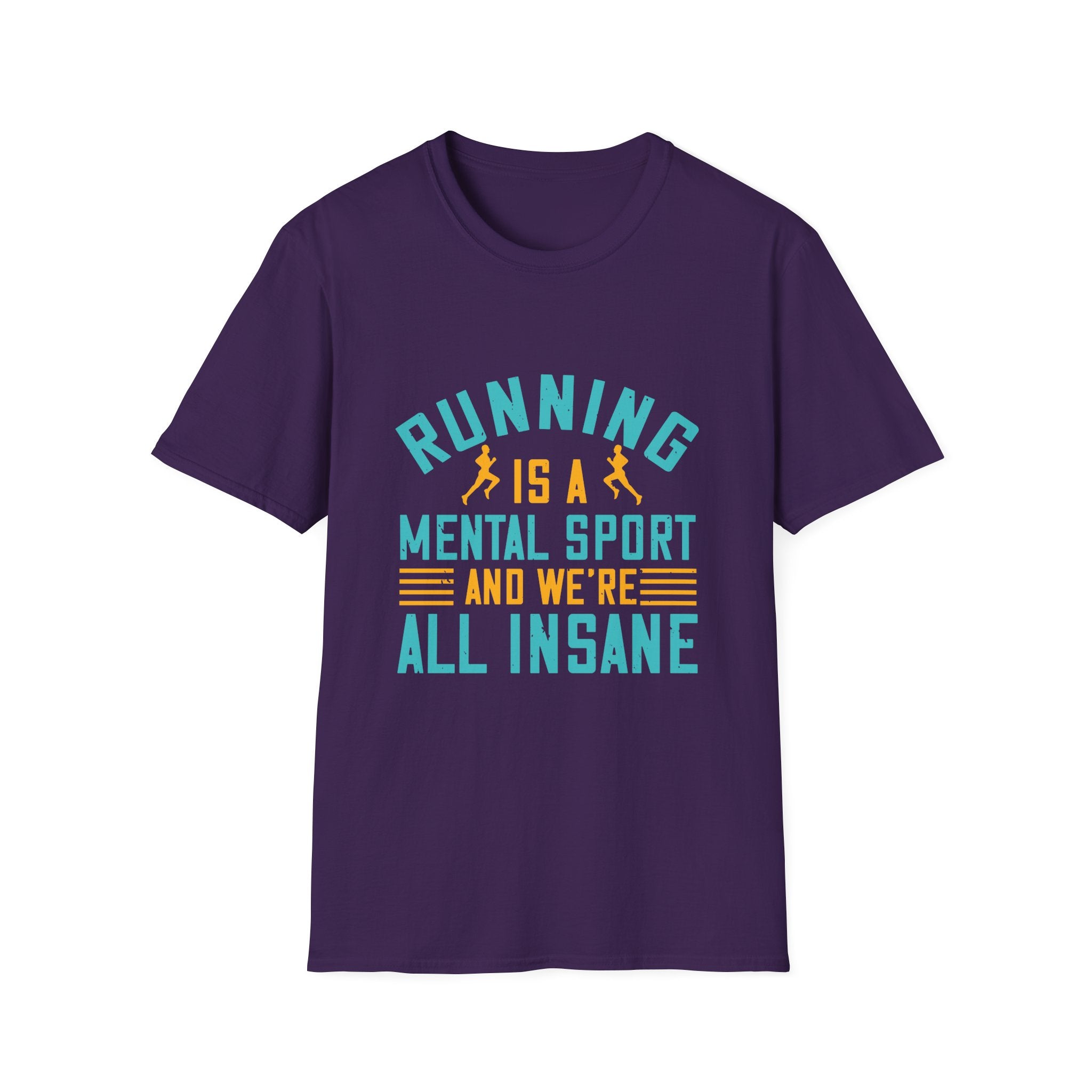 Running Insanity Unisex T-Shirt | Gift for Runners, Fitness Humor Tee