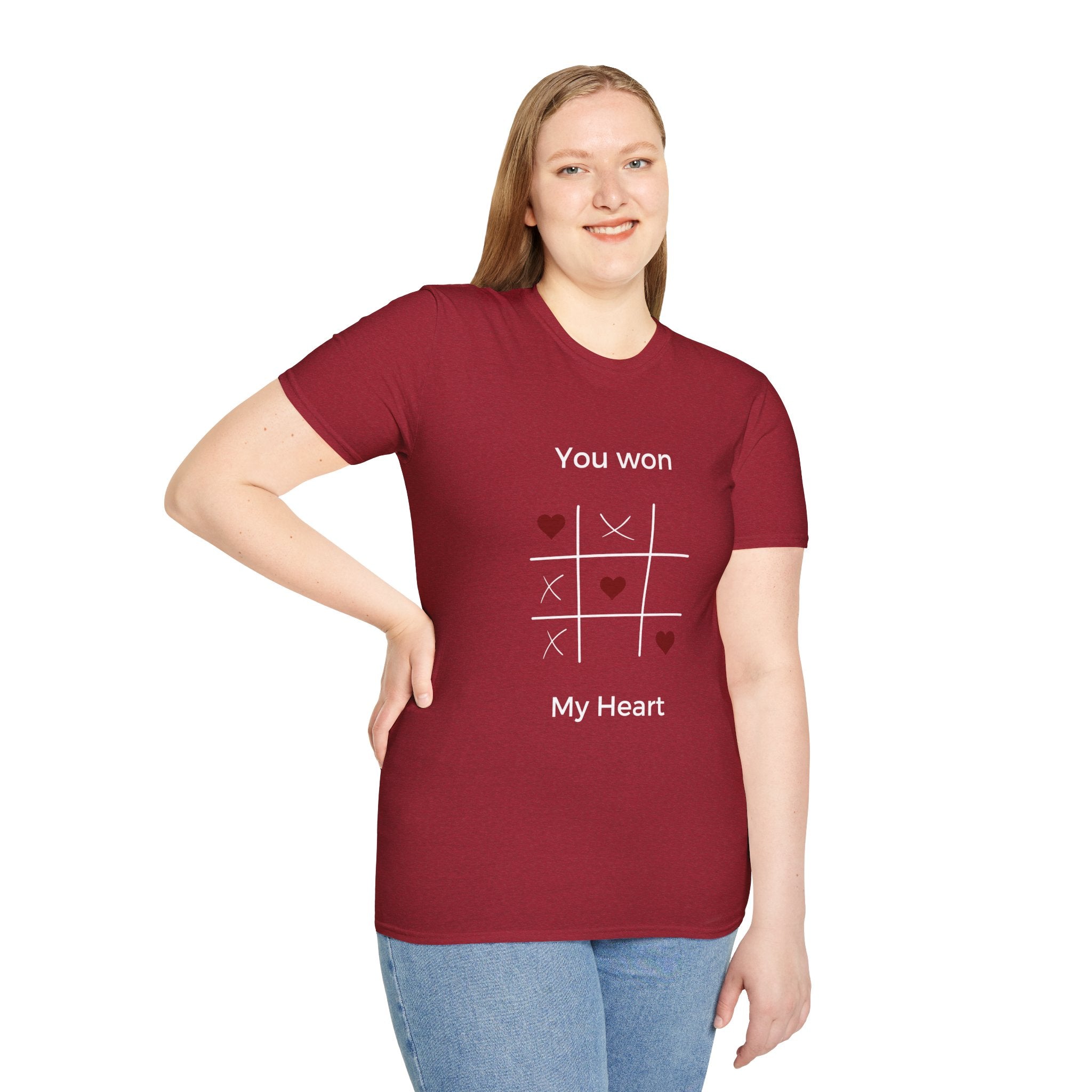 You Won My Heart Tee, Cute Couple Shirt, Gift for Him/Her