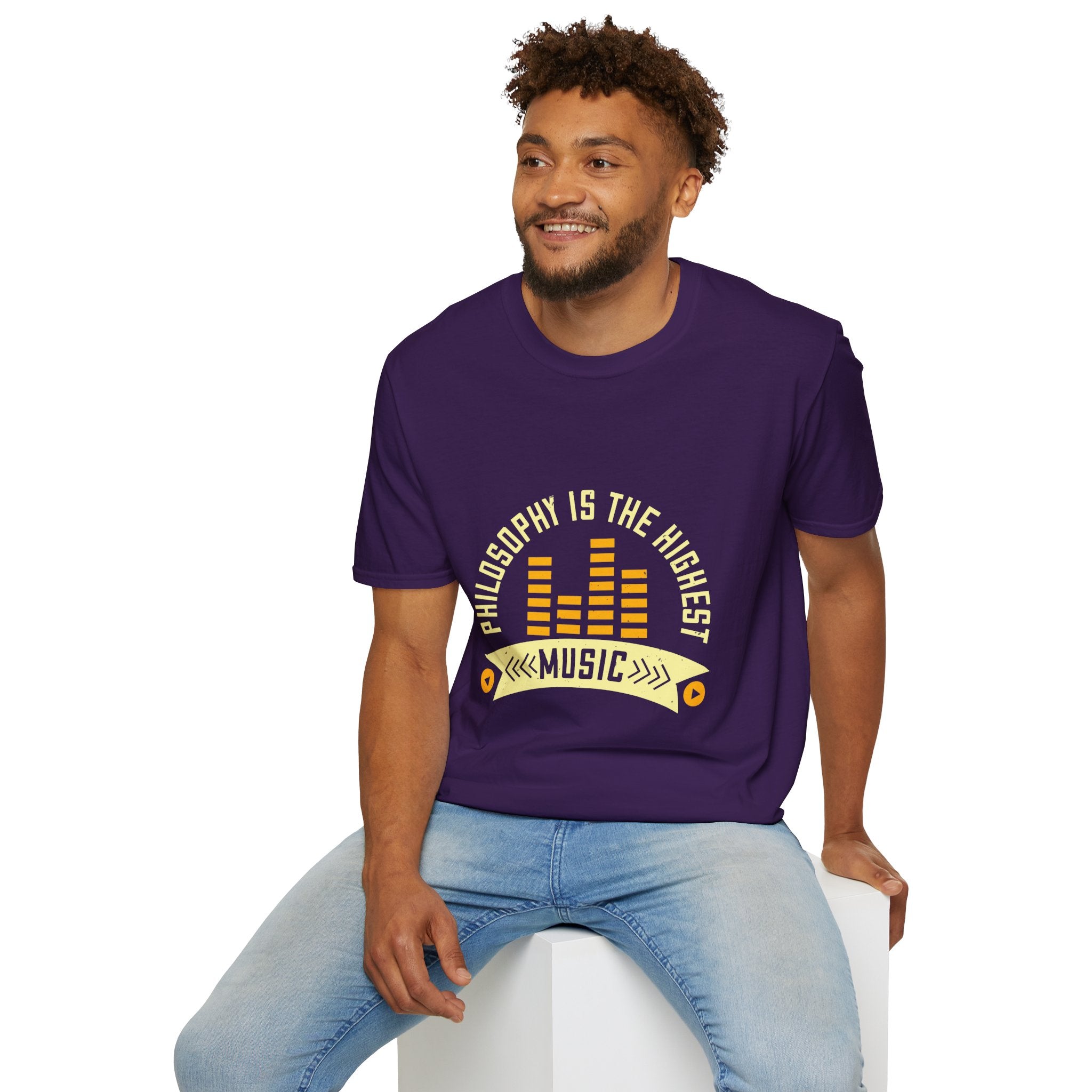 Musical Philosophy T-Shirt - Unisex Softstyle Tee, Gift for Music Lovers