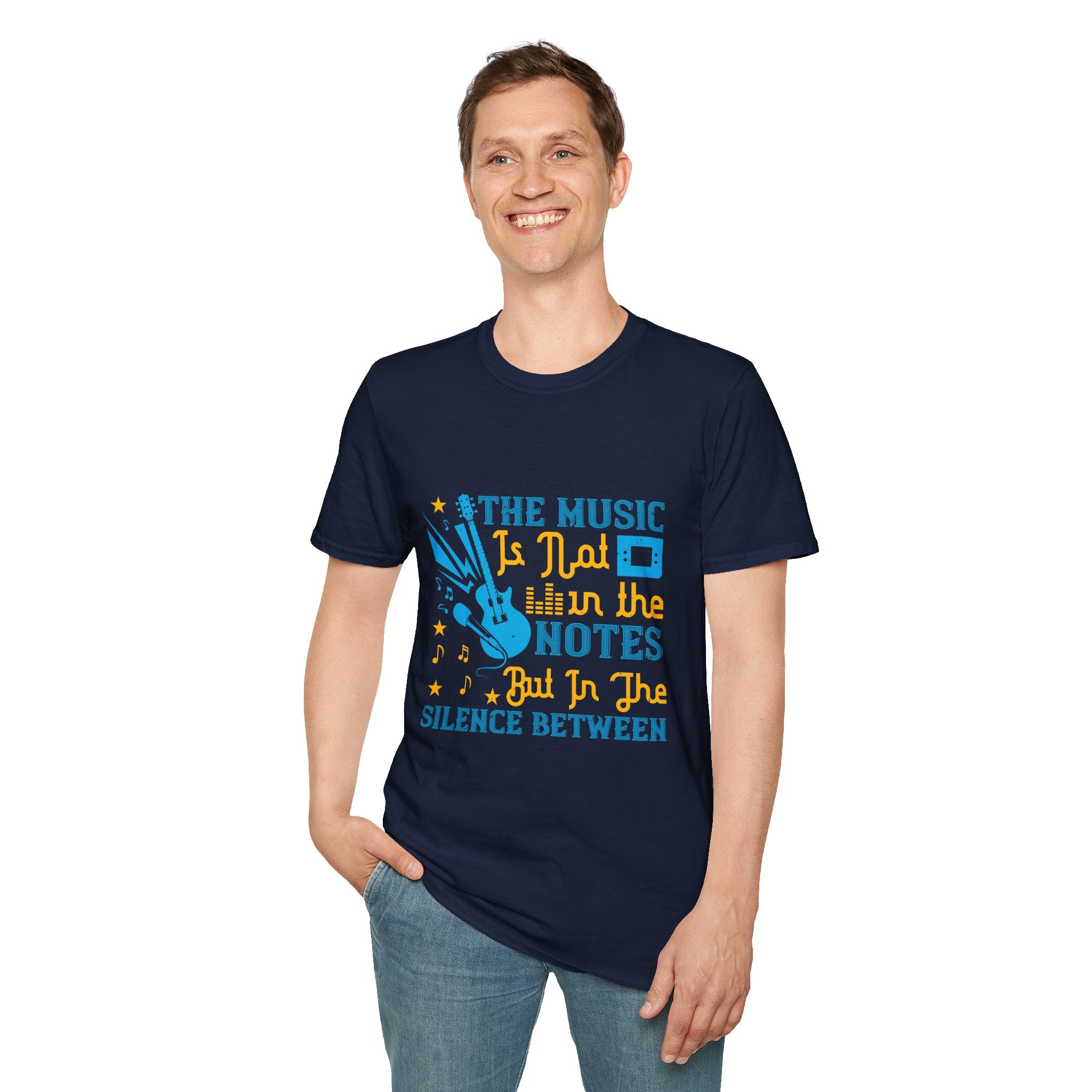 Musical Quotes T-Shirt, Relaxed Vibe Music Lover Tee