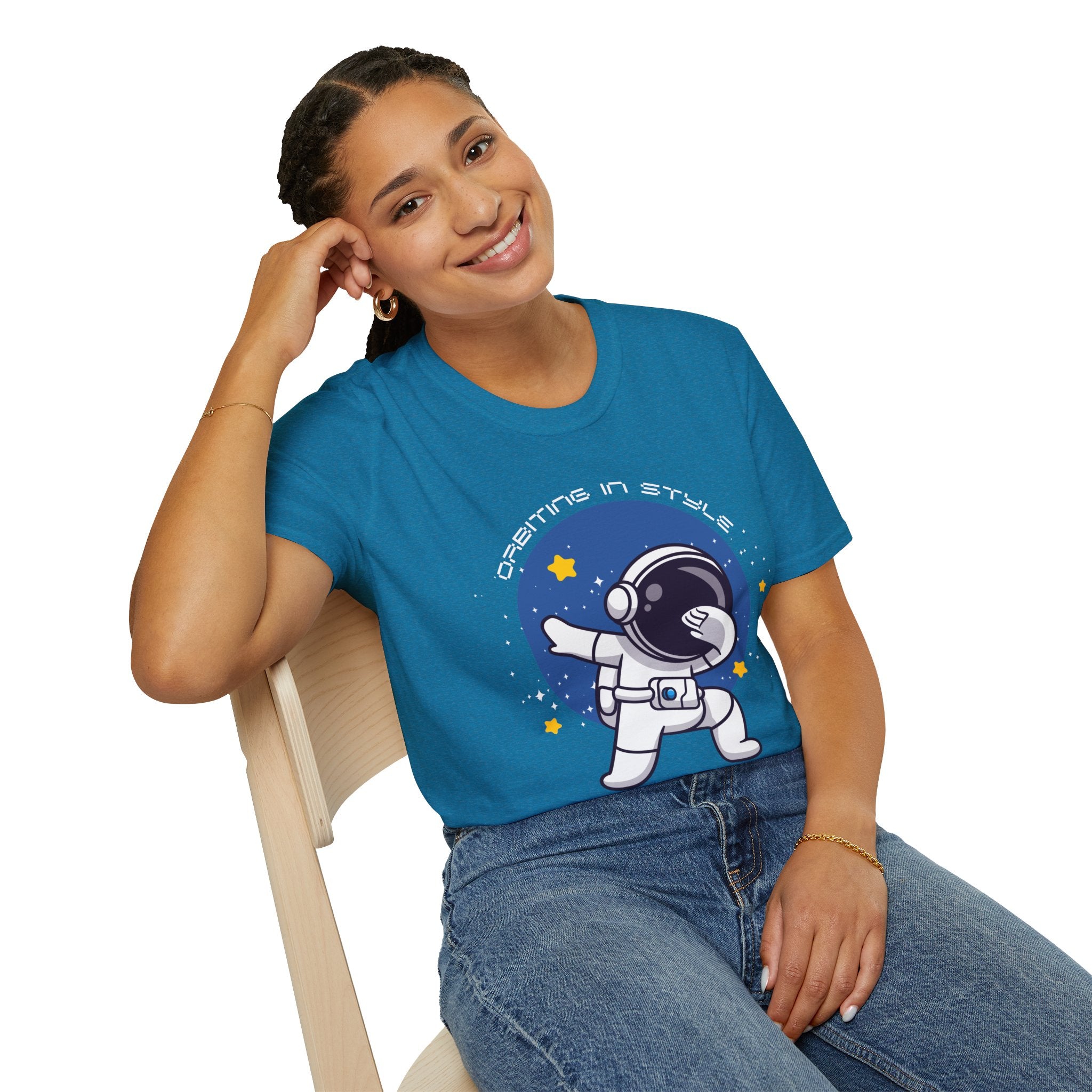 Astronaut Graphic Unisex T-Shirt, Cool Space Tee