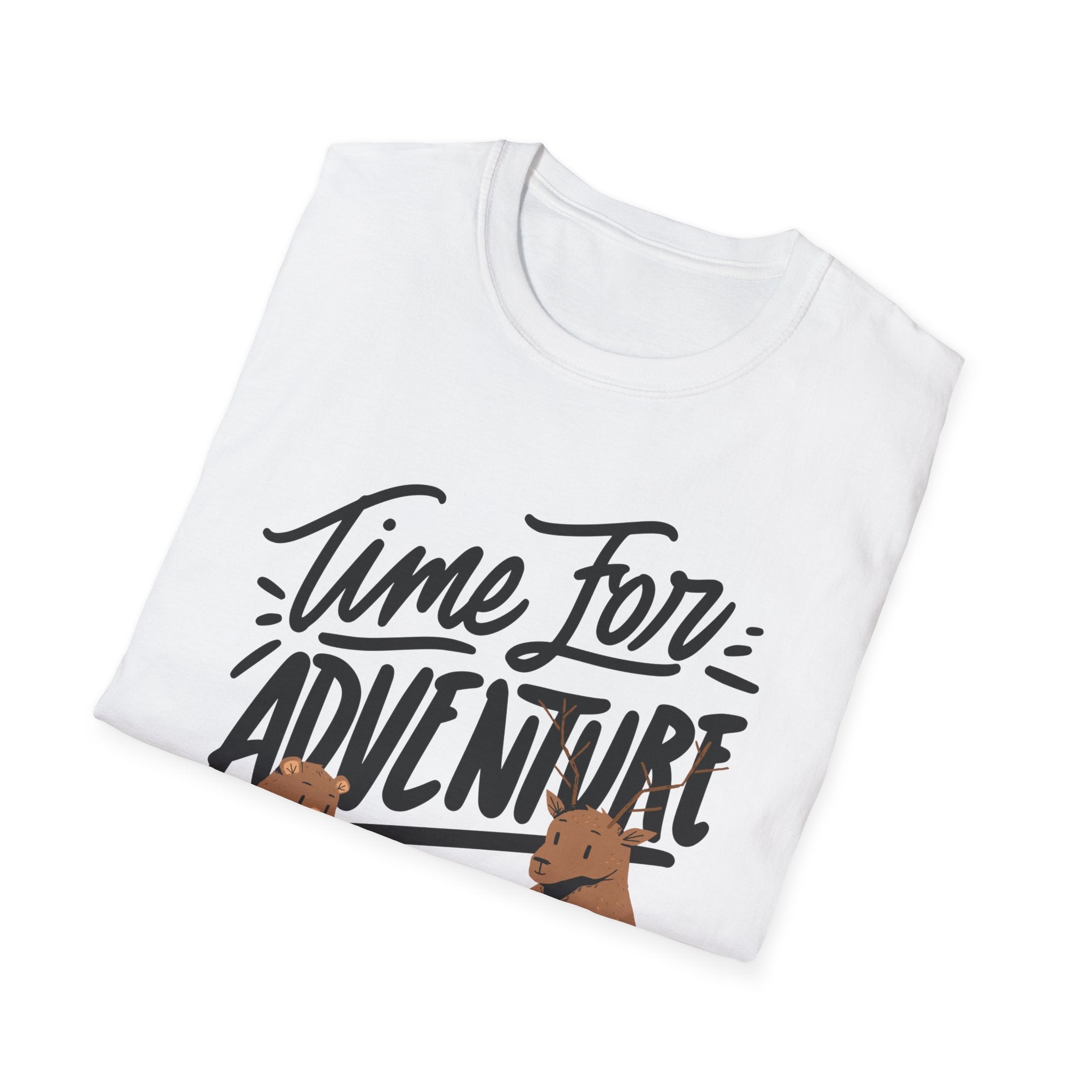 Adventure Bears Unisex Softstyle T-Shirt, Camping Shirt