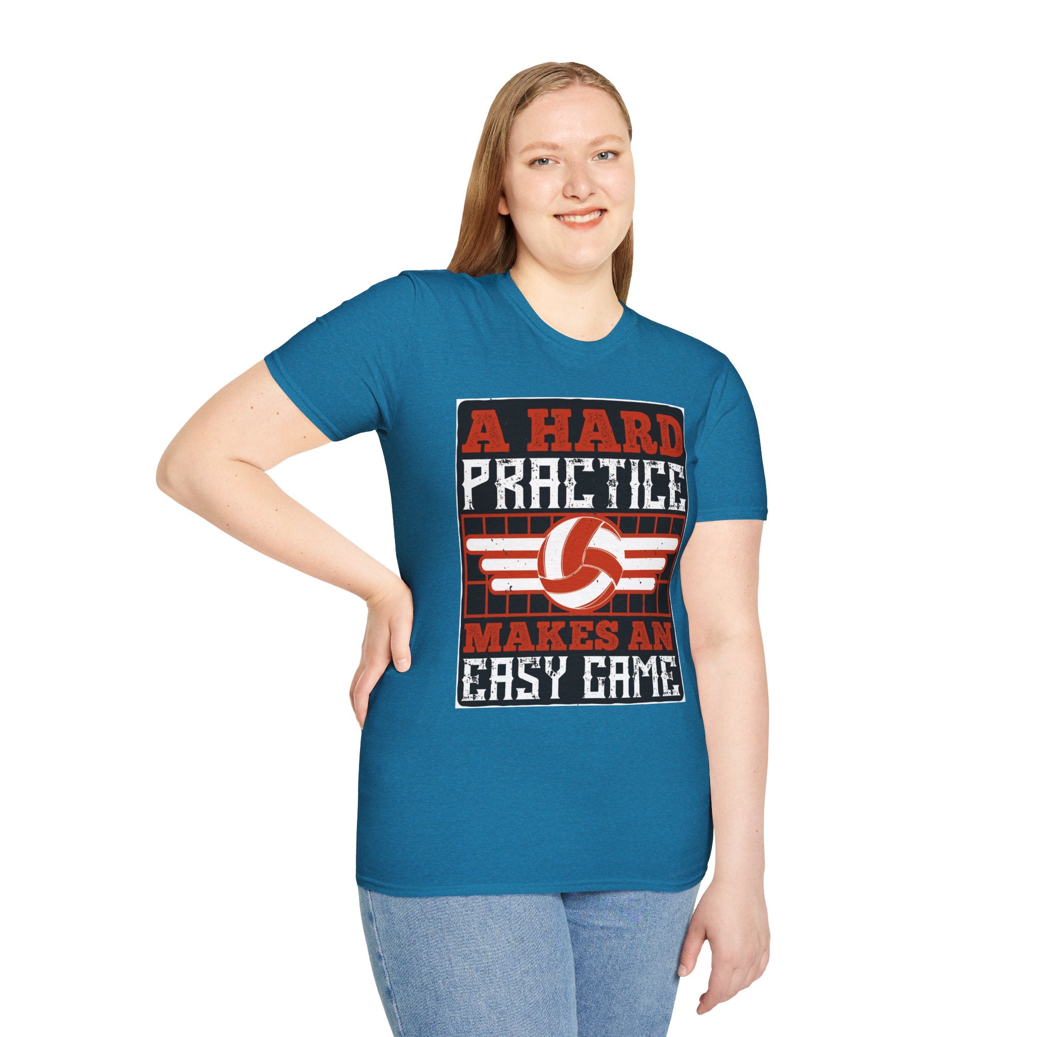Volleyball Practice Humor Tee | Unisex Softstyle T-Shirt, Sports Shirt